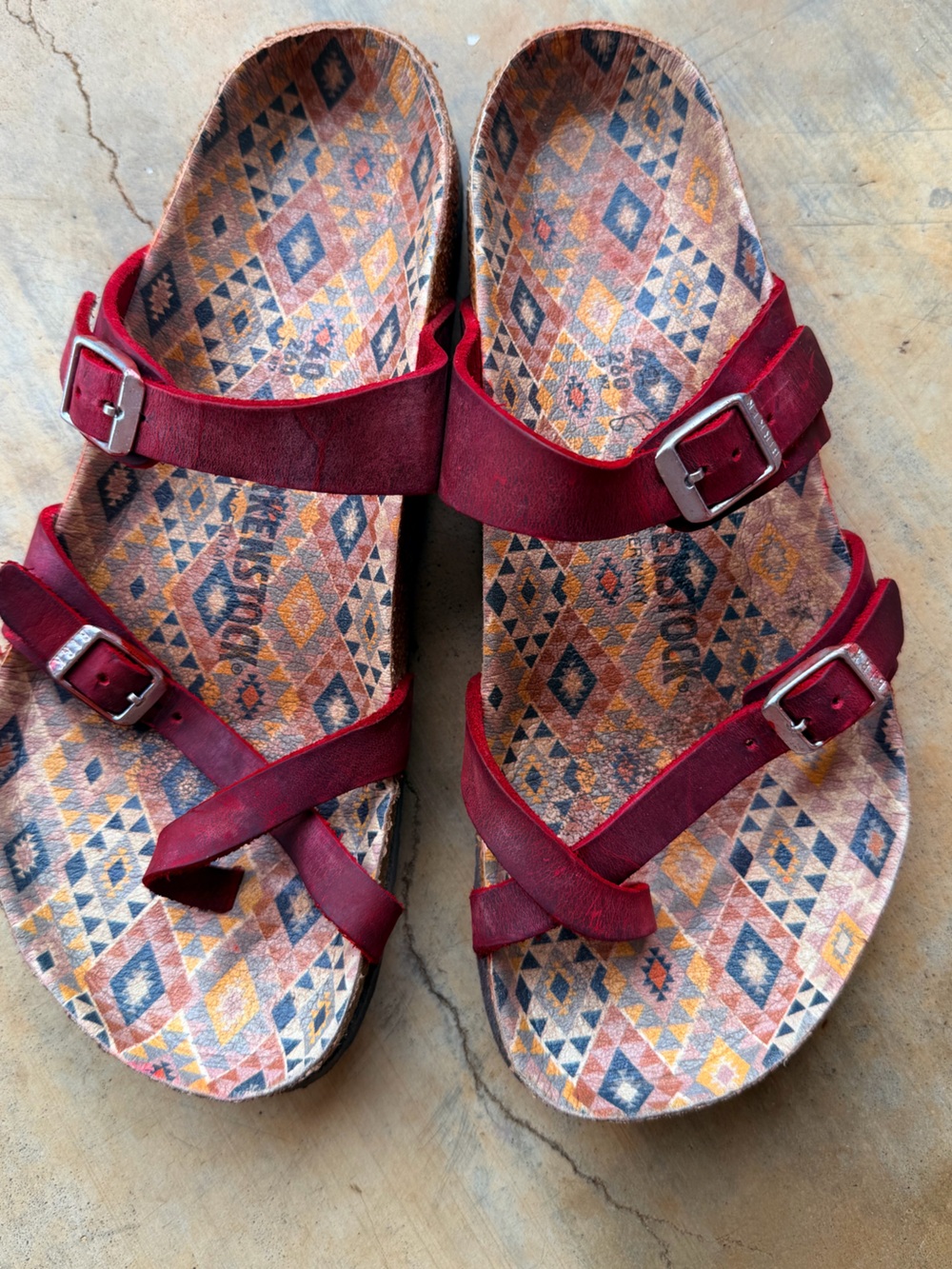 Birkenstock 40 100% Leather Zinfandel